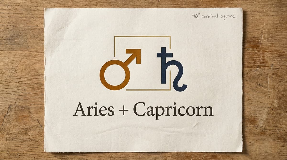 Aries Match With Capricorn: A Square Pair Explained