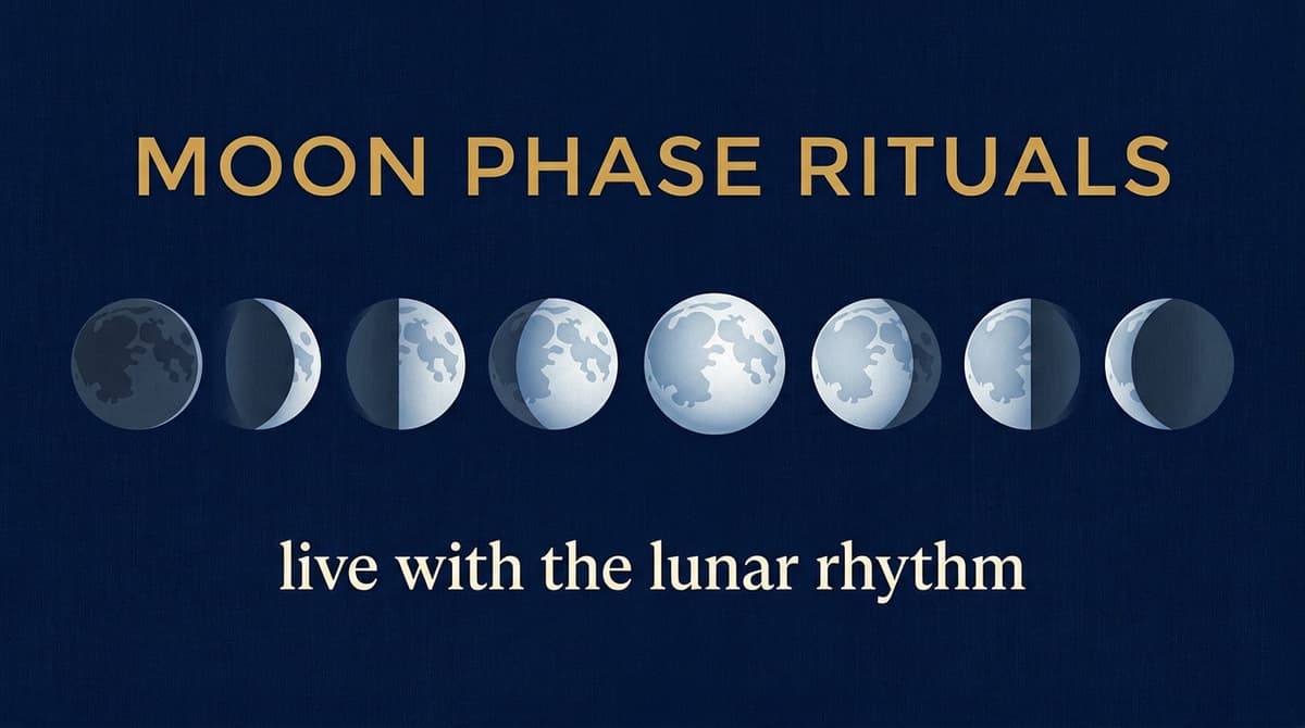 Moon Phase Rituals: Living by the Moon Without the Magic
