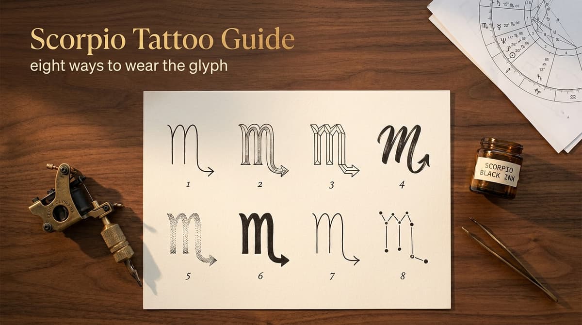 Scorpio Astrology Tattoo: Symbols for Transformation