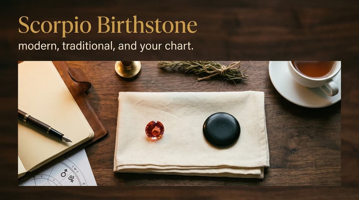 Scorpio Birthstone Meaning: Stones for Depth and Transformation