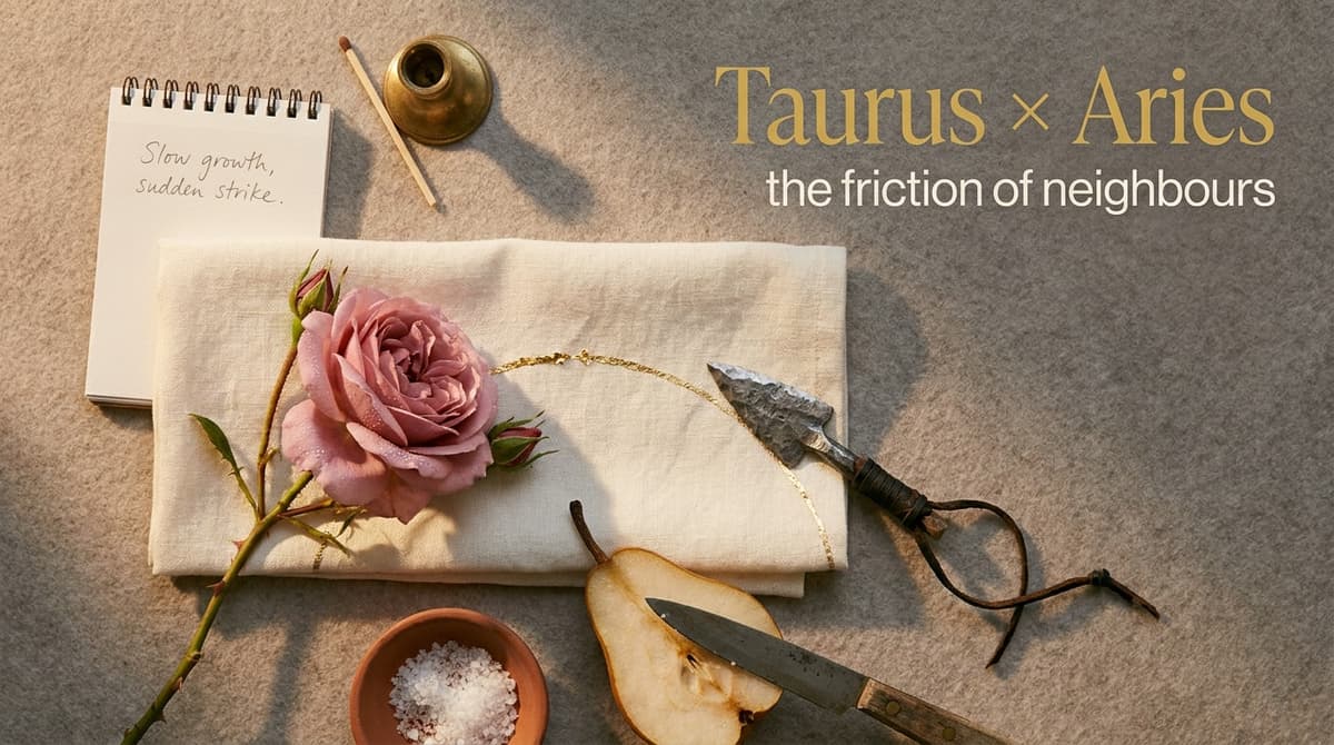 Taurus and Aries Compatibility: The Builder and the Spark