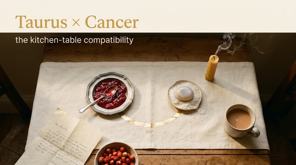 Taurus and Cancer Compatibility: Earth Holds Water