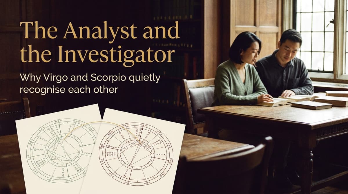 Virgo and Scorpio Compatibility: The Analyst and the Investigator